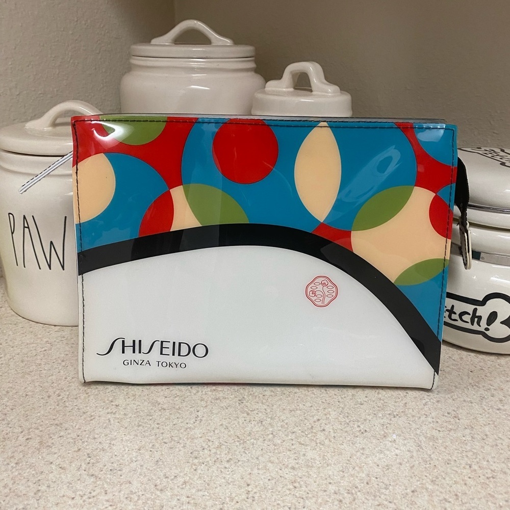 SHISEIDO Ginza Tokyo Glossy Cosmetic & Travel Bag | Makeup Case | NWOT - Picture 2 of 5